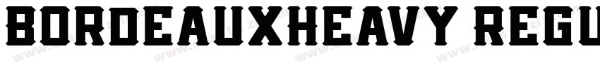 BordeauxHeavy Regul字体转换